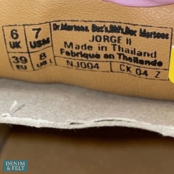 Dr. Martens Jorge II Slingback Mules Suede Leather Clog Sandals Tan Size 8 ~ NEW - Picture 13 of 13